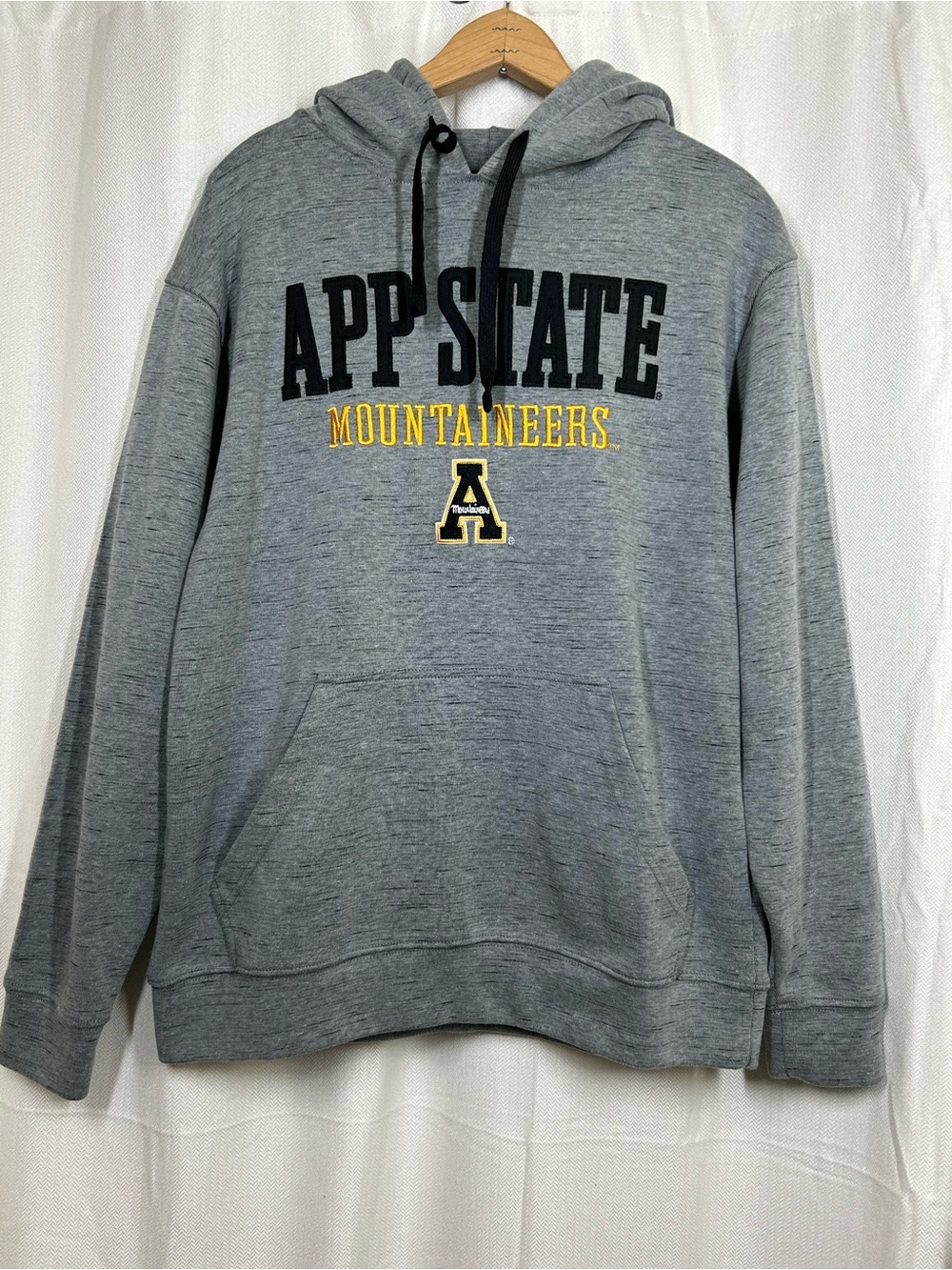 Champion App State Mountaineers Sweatshirt Hoodie Size Medium Embroidered